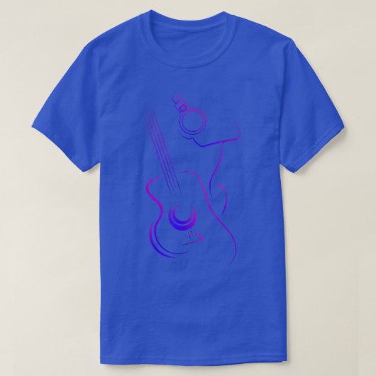 Guitar Men Women Music Band Guitarist Stuff Rhythm Tシャツ (デザイン正面)
