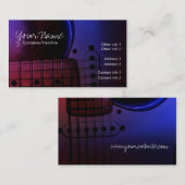 GUITAR Midnight Blues Music Business cards 名刺 (正面/裏面)