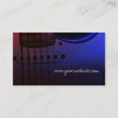 GUITAR Midnight Blues Music Business cards 名刺 (裏面)