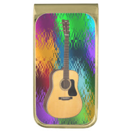 GUITAR-MONEYクリップ ゴールド マネークリップ