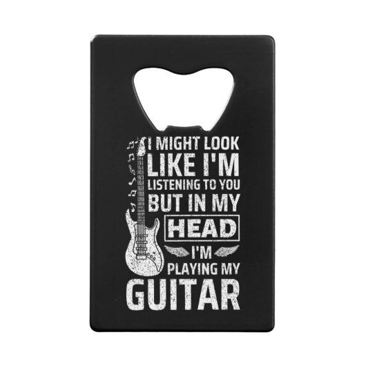 Guitar Music クレジットカード栓抜き (正面)