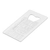 Guitar Music クレジットカード栓抜き (裏面アングル)