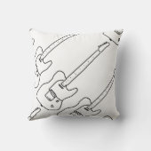 guitar music decor-idea クッション (裏面)