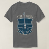 Guitar Music Lover Five Strings Society 503 Tシャツ (デザイン正面)