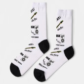 Guitar musician music gift socks ソックス (左)