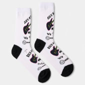 Guitar musician music gift socks ソックス (右)