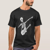 Guitar Neck With A Sweet Rock On Skeleton Hand Roc Tシャツ (正面)