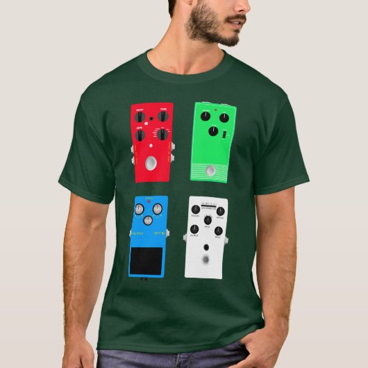 Guitar Pedals Tシャツ (正面)