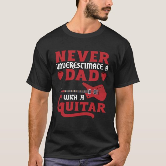 Guitar Player  Guitar Daddy Guitarist Dad Guitar P Tシャツ (正面)