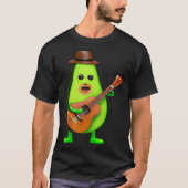 Guitar Playing Avocado Tシャツ (正面)