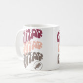 Guitar Playing Band Musician Live Music コーヒーマグカップ (正面左)