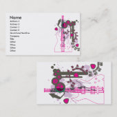 GUITAR-POPの調子 名刺 (正面/裏面)