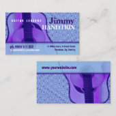 GUITAR "PurpleBlue"名刺 名刺 (正面/裏面)