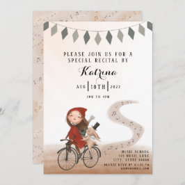 Guitar Recital Invitation 招待状