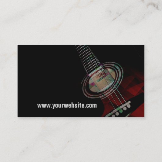 GUITAR "Redlix"名刺 名刺 (裏面)