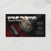 GUITAR "Redlix"名刺 名刺 (正面)