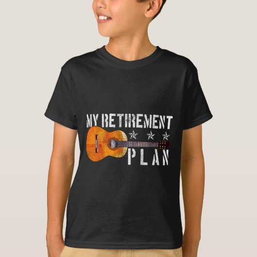 Guitar Retirement Plan - Funny Gift For Retired Gu Tシャツ (正面)