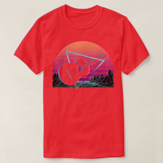 Guitar Retro Tシャツ (デザイン正面)