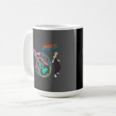 Guitar Rhythm Mug – Music Lover Anime Boy Design コーヒーマグカップ (正面左)