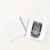 Guitar Rock design ノートブック (内部)