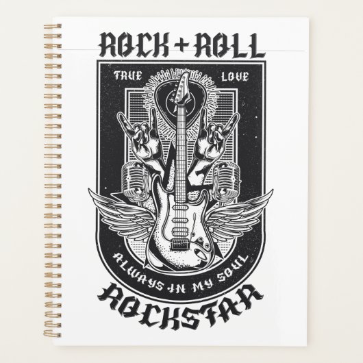 Guitar Rock design プランナー手帳 (正面)
