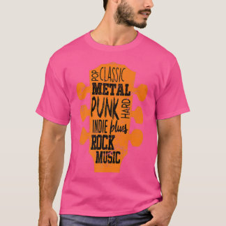 Guitar Rock Music Punk Rock Classic Rocker Guitari Tシャツ