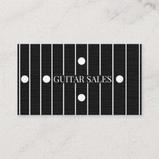 Guitar Sales Modern Rosewood Fretboard Style Pro 名刺