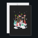 Guitar Santa Hat Christmas Tree Funny Music Loves 招待状<br><div class="desc">Funny christmas t shirt men, funny xmas tshirt men, funny Christmas gift shirt kids, funny thanksgiving gift shirt, thanksgiving t shirt men, thanksgiving t-shirt women</div>