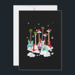 Guitar Santa Hat Christmas Tree Funny Music Loves  招待状<br><div class="desc">Funny christmas t shirt men,  funny xmas tshirt men,  funny Christmas gift shirt kids,  funny thanksgiving gift shirt,  thanksgiving t shirt men,  thanksgiving t-shirt women</div>