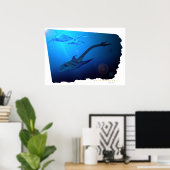 Guitar Shark ポスター (ホームオフィス)