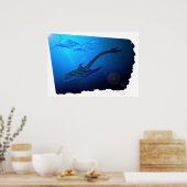 Guitar Shark ポスター (キッチン)