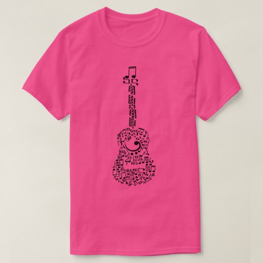 Guitar Sheet Music1023 Tシャツ (デザイン正面)