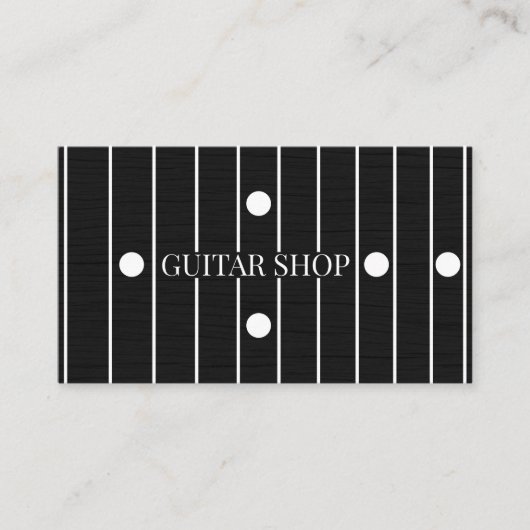 Guitar Shop Luthier Rosewood Fretboard Graphic Pro 名刺 (正面)