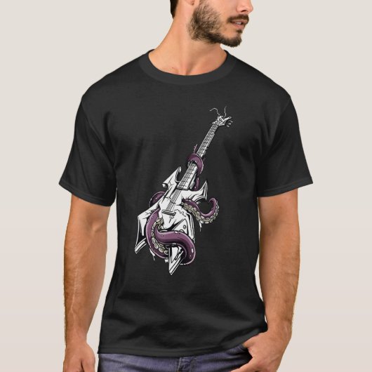 Guitar Squid Tシャツ (正面)