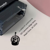 [Guitar Stamp] Custom Acoustic Guitar Address セルフインキングスタンプ