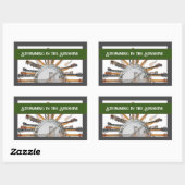 GUITAR STRINGS IN THE SUN 長方形シール (シート)