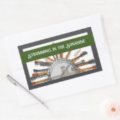 GUITAR STRINGS IN THE SUN 長方形シール (封筒)