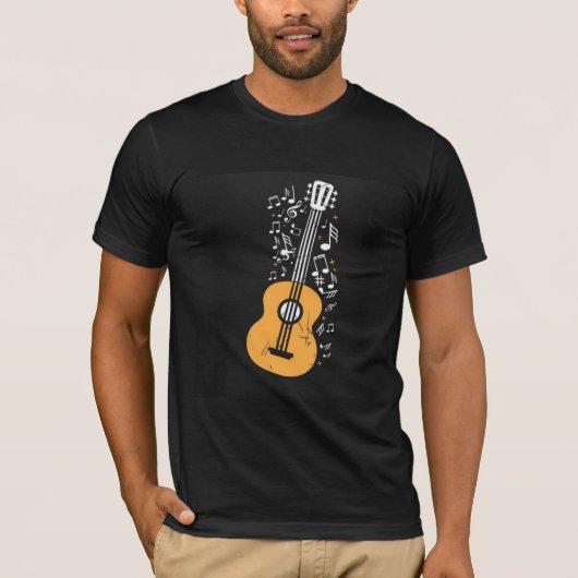 Guitar  tシャツ (正面)
