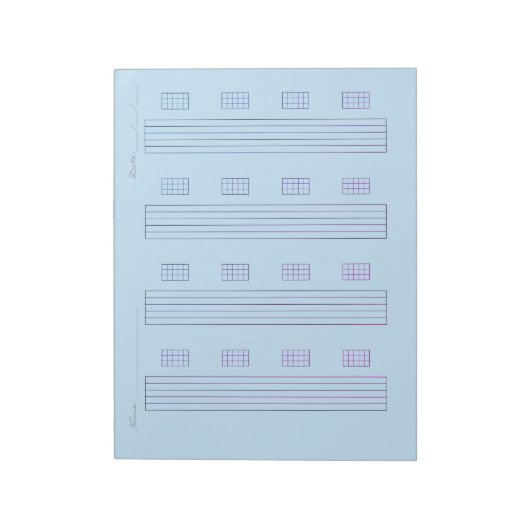 Guitar Tab Paper – Printable Tablature Template ノートパッド (回転)