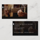 Guitar Teacher 名刺 (正面/裏面)