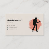 Guitar Teacher Business Card 名刺 (正面)