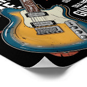 Guitar Things I Do In My Spare Time Funny Guitaris ポスター (角)