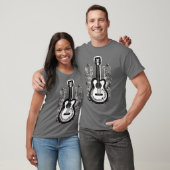 Guitar with musical notes for those who love music tシャツ (ユニセックス)