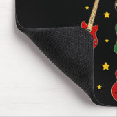 Guitar Xmas Tree Musical Guitar Lovers Guitarist C マウスパッド (コーナー)