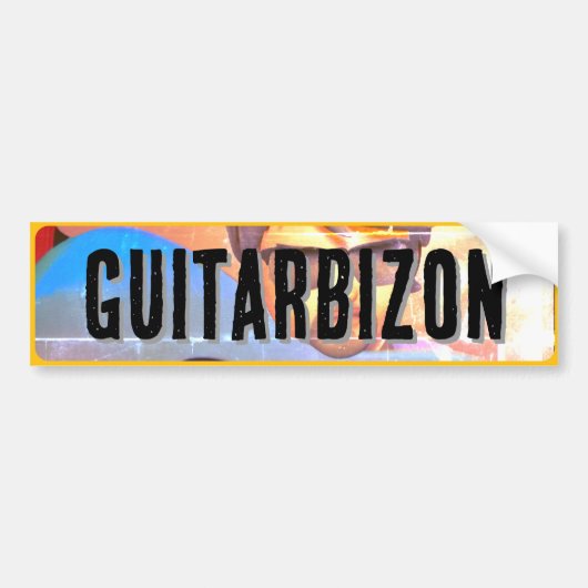 Guitarbizon バンパーステッカー (正面)