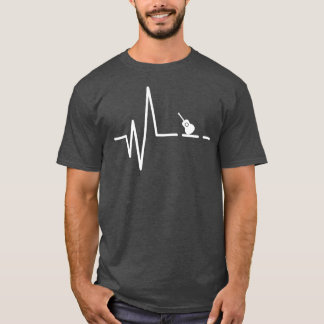 Guitare Heartbeat - Music Player Electric Guitaris Tシャツ
