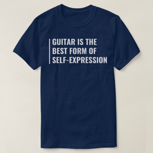 GuitarFormの自己表現 Tシャツ (デザイン正面)