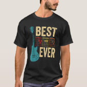 Guitarist Best Dad Ever D A D Chord Guitar Father' Tシャツ (正面)