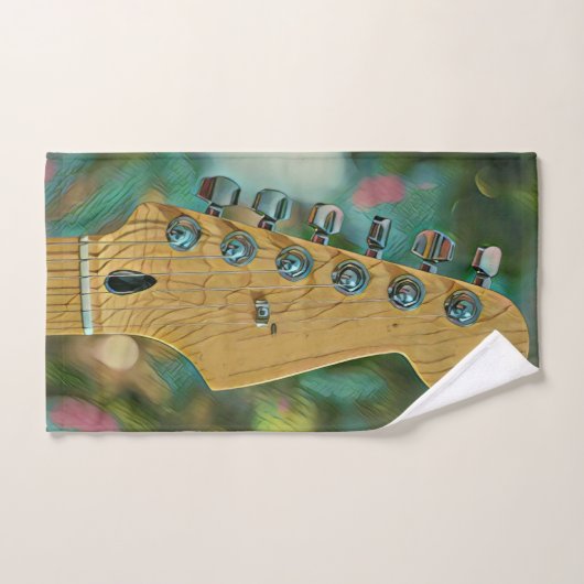 guitarist birthday gift ハンドタオル (ハンドタオル)