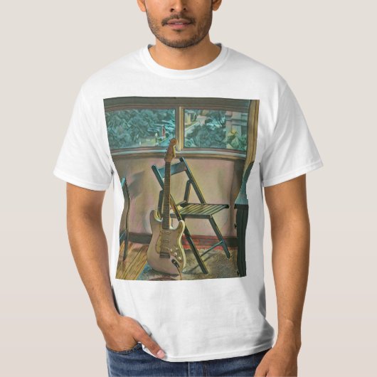 guitarist birthday gift tシャツ (正面)